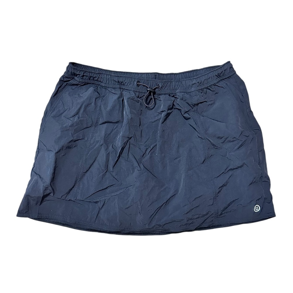 Gilly Hicks Hollister mini Black Athletic‎ Activewear Drawstring skirt Size M